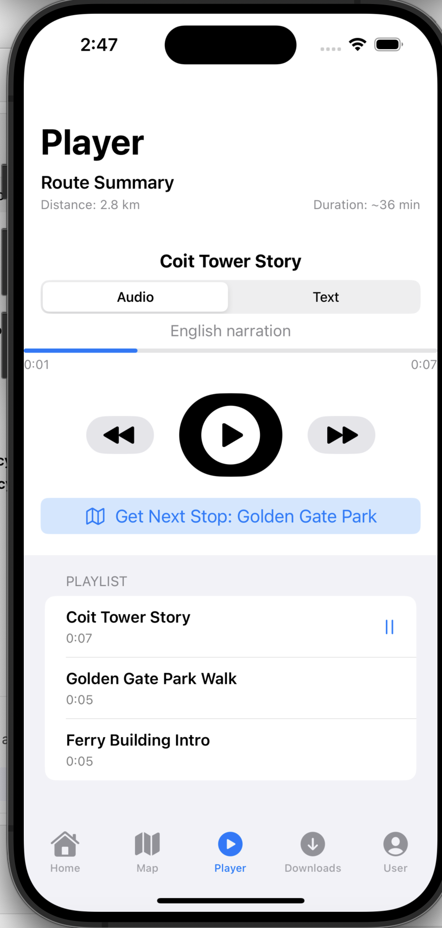 TourTour Audio Guide