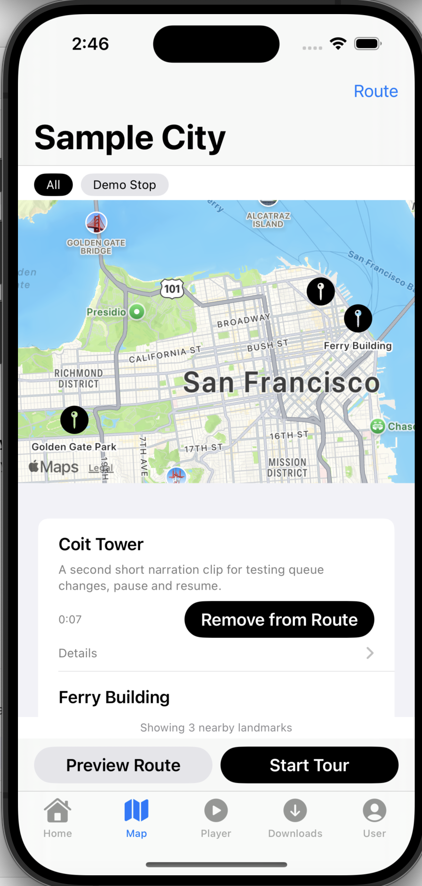 Tour Tour Geofetching